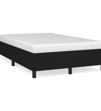 Bettgestell ohne Matratze Schwarz 120x190 cm Stoff
