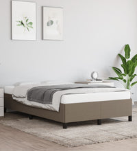 Bettgestell ohne Matratze Taupe 120x190 cm Stoff