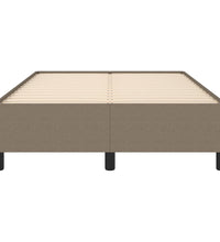 Bettgestell ohne Matratze Taupe 120x190 cm Stoff