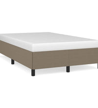 Bettgestell ohne Matratze Taupe 120x190 cm Stoff