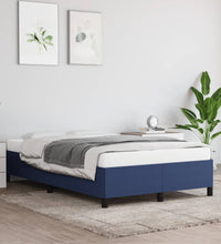 Bettgestell ohne Matratze Blau 120x190 cm Stoff