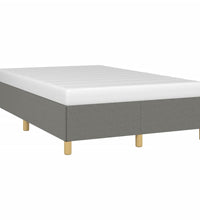 Bettgestell ohne Matratze Dunkelgrau 120x190 cm Stoff