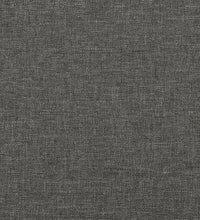 Bettgestell ohne Matratze Dunkelgrau 120x190 cm Stoff