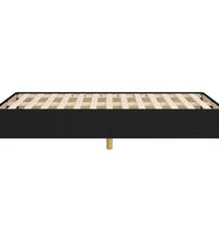Bettgestell ohne Matratze Schwarz 120x190 cm Stoff