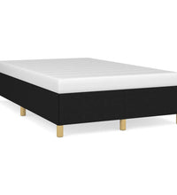 Bettgestell ohne Matratze Schwarz 120x190 cm Stoff