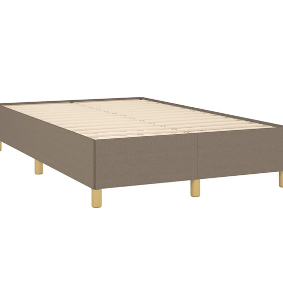 Bettgestell ohne Matratze Taupe 120x190 cm Stoff