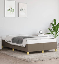 Bettgestell ohne Matratze Taupe 120x190 cm Stoff