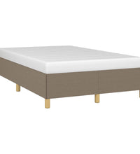 Bettgestell ohne Matratze Taupe 120x190 cm Stoff