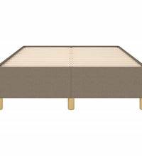 Bettgestell ohne Matratze Taupe 120x190 cm Stoff