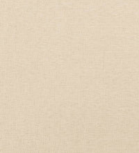 Bettgestell ohne Matratze Creme 120x190 cm Stoff