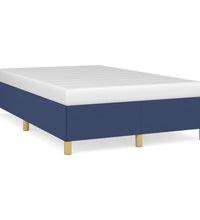Bettgestell ohne Matratze Blau 120x190 cm Stoff
