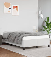 Bettgestell ohne Matratze Weiß 120x190 cm Kunstleder