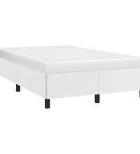 Bettgestell ohne Matratze Weiß 120x190 cm Kunstleder