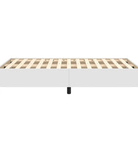Bettgestell ohne Matratze Weiß 120x190 cm Kunstleder