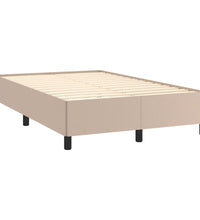 Bettgestell ohne Matratze Cappuccino-Braun 120x190cm Kunstleder