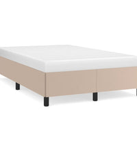 Bettgestell ohne Matratze Cappuccino-Braun 120x190cm Kunstleder