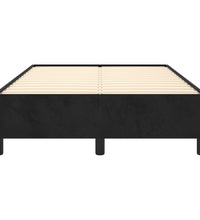 Bettgestell ohne Matratze Schwarz 120x190 cm Samt