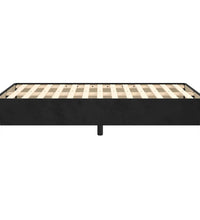 Bettgestell ohne Matratze Schwarz 120x190 cm Samt