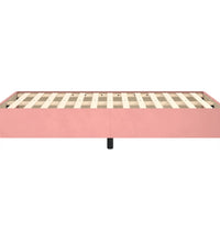 Bettgestell ohne Matratze Rosa 120x190 cm Samt