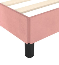 Bettgestell ohne Matratze Rosa 120x190 cm Samt