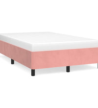 Bettgestell ohne Matratze Rosa 120x190 cm Samt