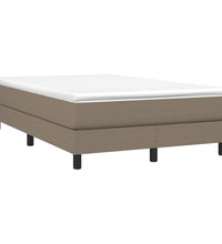 Boxspringbett mit Matratze Taupe 120x190 cm Stoff