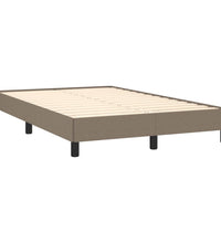 Boxspringbett mit Matratze Taupe 120x190 cm Stoff