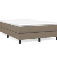 Boxspringbett mit Matratze Taupe 120x190 cm Stoff