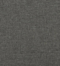 Boxspringbett mit Matratze Dunkelgrau 120x190 cm Stoff