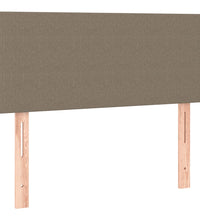 Boxspringbett mit Matratze Taupe 120x190 cm Stoff