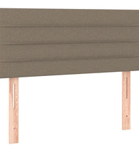 Boxspringbett mit Matratze Taupe 120x190 cm Stoff