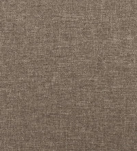 Boxspringbett mit Matratze Taupe 120x190 cm Stoff