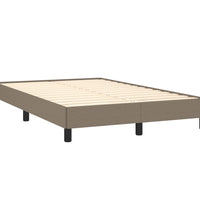 Boxspringbett mit Matratze Taupe 120x190 cm Stoff