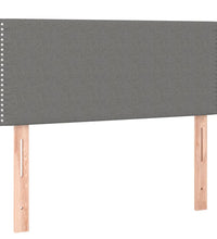 Boxspringbett mit Matratze Dunkelgrau 120x190 cm Stoff