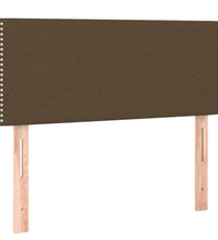 Boxspringbett mit Matratze Dunkelbraun 120x190 cm Stoff