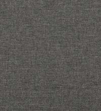 Boxspringbett mit Matratze Dunkelgrau 120x190 cm Stoff