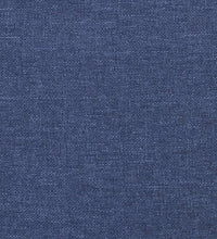 Boxspringbett mit Matratze Blau 120x190 cm Stoff