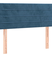Boxspringbett mit Matratze & LED Dunkelblau 120x190 cm Samt