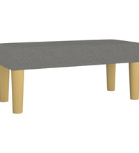 Boxspringbett mit Matratze Dunkelgrau 120x190 cm Stoff