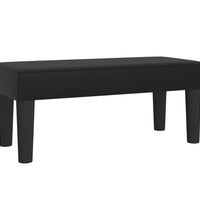 Boxspringbett mit Matratze Schwarz 120x190 cm Kunstleder