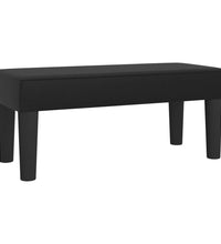 Boxspringbett mit Matratze Schwarz 120x190 cm Kunstleder