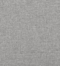 Bettgestell ohne Matratze Hellgrau 120x190 cm Stoff