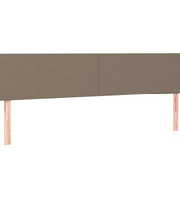 Bettgestell ohne Matratze Taupe 120x190 cm Stoff