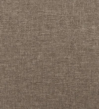 Bettgestell ohne Matratze Taupe 120x190 cm Stoff