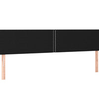 Bettgestell ohne Matratze Schwarz 120x190 cm Stoff