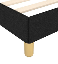 Bettgestell ohne Matratze Schwarz 120x190 cm Stoff