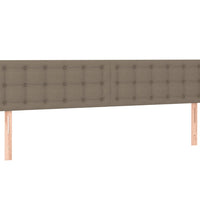 Bettgestell ohne Matratze Taupe 120x190 cm Stoff