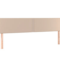 Bettgestell ohne Matratze Cappuccino-Braun 120x190cm Kunstleder