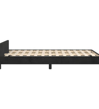 Bettgestell ohne Matratze Schwarz 120x190 cm Samt