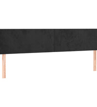 Bettgestell ohne Matratze Schwarz 120x190 cm Samt
